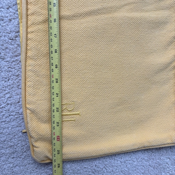 Ralph Lauren yellow oblong pillow cover - Picture 8 of 11